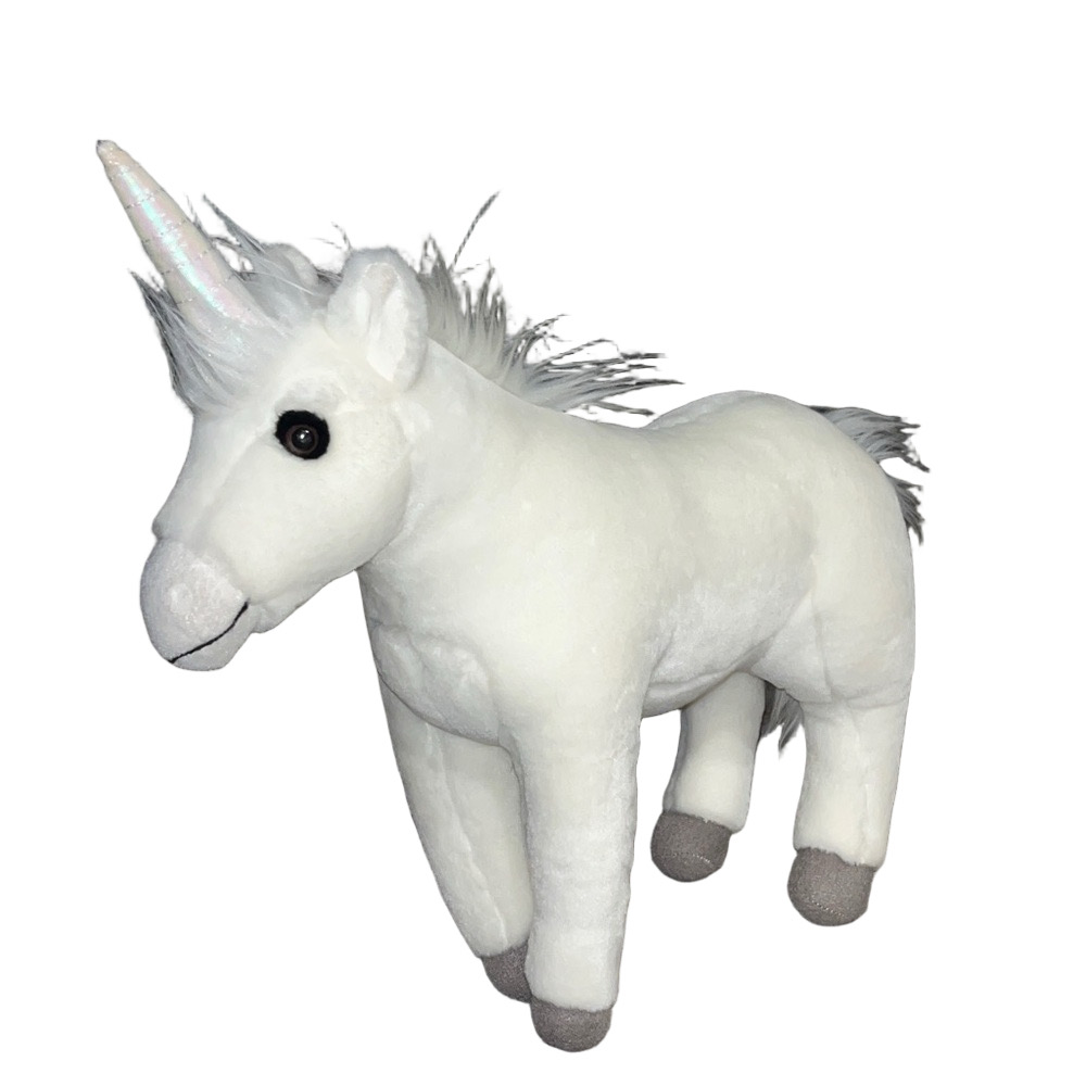 Wizarding World of Harry Potter White Unicorn Plush Universal Studios 17”